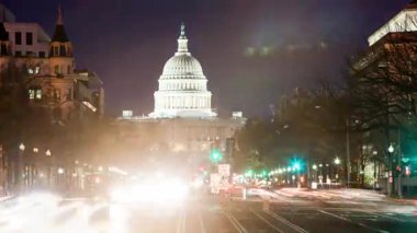 Zaman atlamalı bize Capitol geceleri.