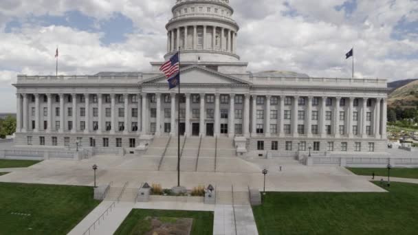 Edificio del Capitolio Estatal de Utah — Vídeo de stock