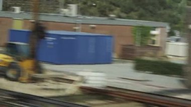 Tren depo çıkış yapan bir trenden alınan