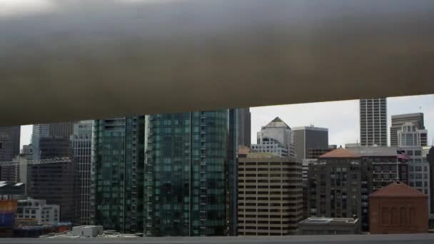 San Francisco desde Oakland Bay Bridge — Vídeo de stock