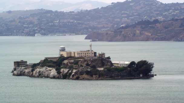 Więzienie Alcatraz w San Francisco — Wideo stockowe