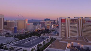 Las Vegas siluetinin gündoğumu