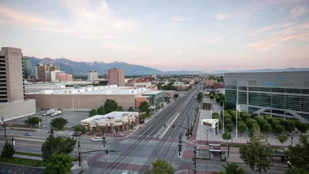 Energi lösningar Arena i Salt Lake City — Stockvideo