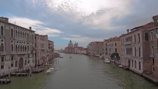 Vista da ponte acima do Grande Canal — Vídeo de Stock