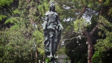 Venedik bir heykel kadeh