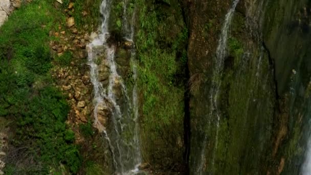 Tahana vodopádu poblíž Metula v Izraeli — Stock video