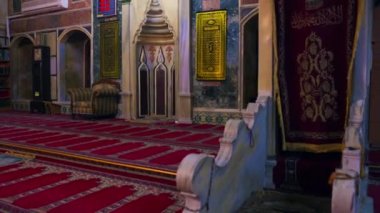 İsrail'de telif ücretsiz stok Video görüntülerini Camii iç ön duvarı vurdu