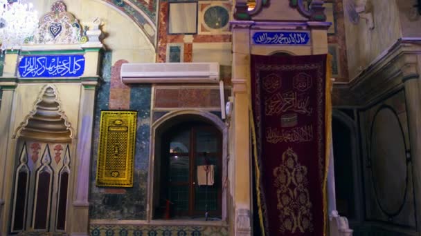 Licencovaní volného akcií Video záběry z mešity minbar v Izraeli — Stock video