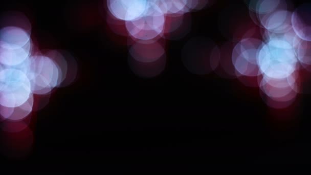 Images floues de lumières bokeh pour un arrière-plan, image déconcentrée de scintillements abstraits clignotants .