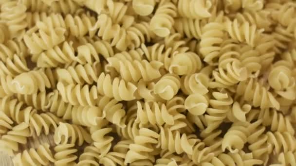 Pâtes spirales préparées gros plan flou 