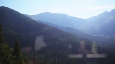 Tatra Dağları, tatil, Zakopane, Polonya, Avrupa'nın Lehçe Dağları Panoraması
