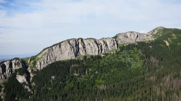 Montagnes Tatra, Panorama des montagnes polonaises en vacances, Zakopane, Pologne, Europe — Video