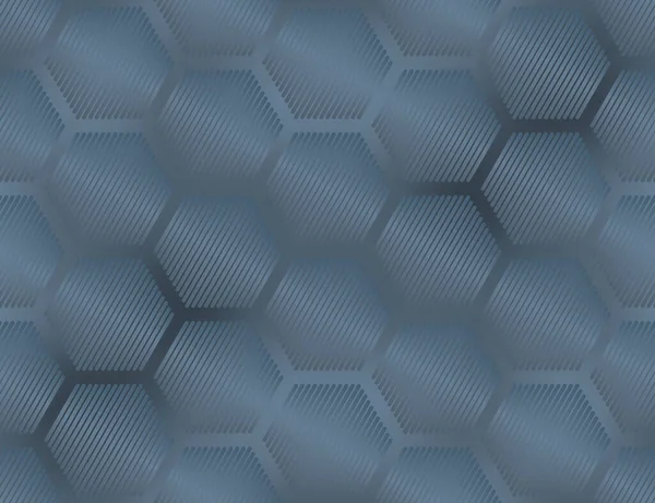 Blue geometric seamless pattern. Pantone Spring Lake. — Stock Vector