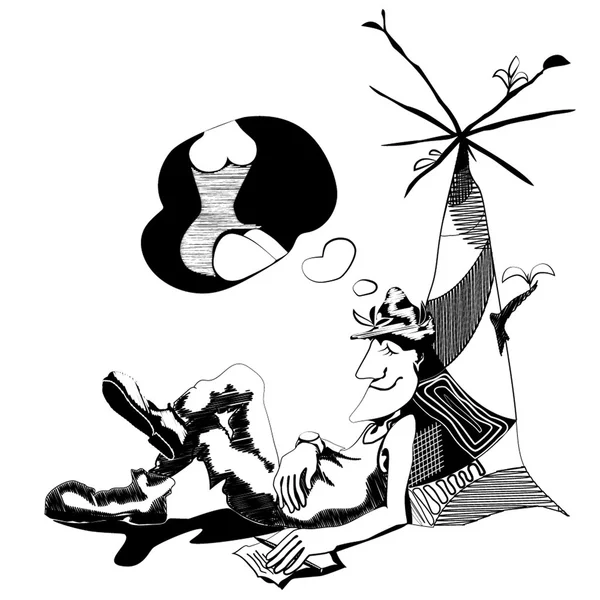 soldyer'ın tatil. Tatlı rüyalar. çizgi film