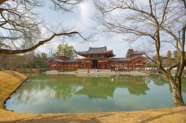 Tapınak Byodo içinde. Kyoto, Japonya.