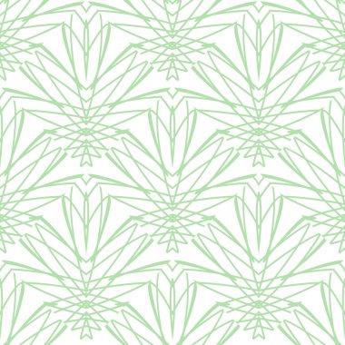 Seamless modeli yeşil yaprakları ile dekore edilmiştir.