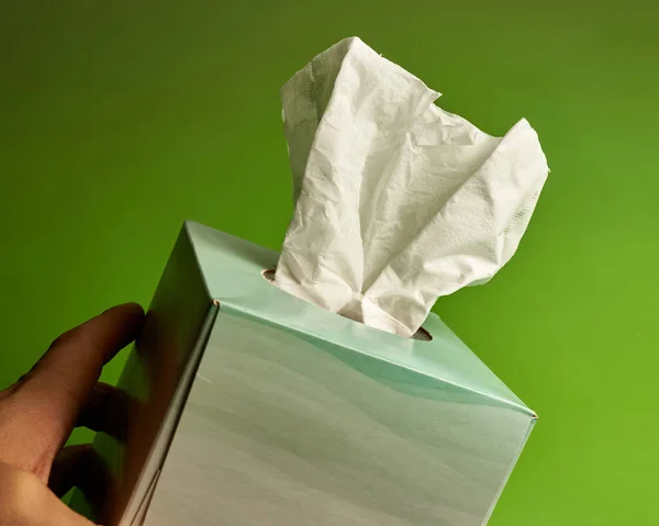 Caja de pauelos bozulabilir para la gripe