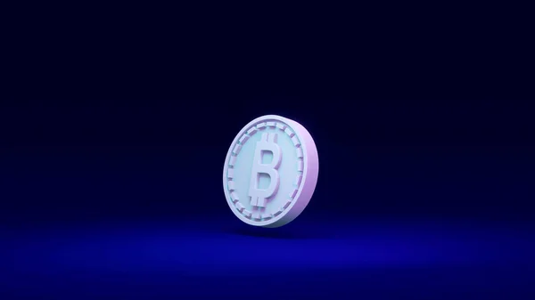 Rendering Kryptowährung Münze Als Bezug Auf Blockchain Auf Hintergrundkonzept Der — Stockfoto