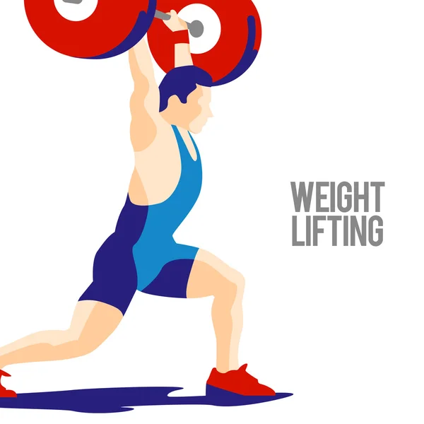 Weight Lifting atleet — Stockvector