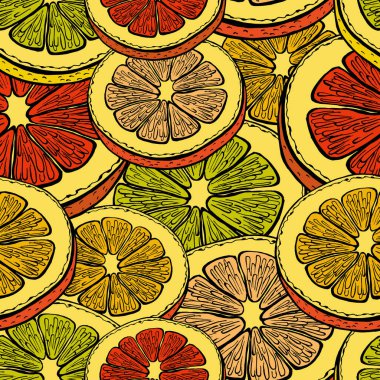 Limon deseni. Eps vektör illüstrasyonu