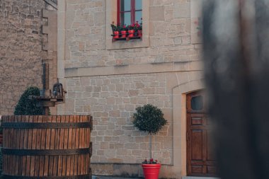Bodega de Vino y vinacoteca en Haro, La Rioja, İspanya.