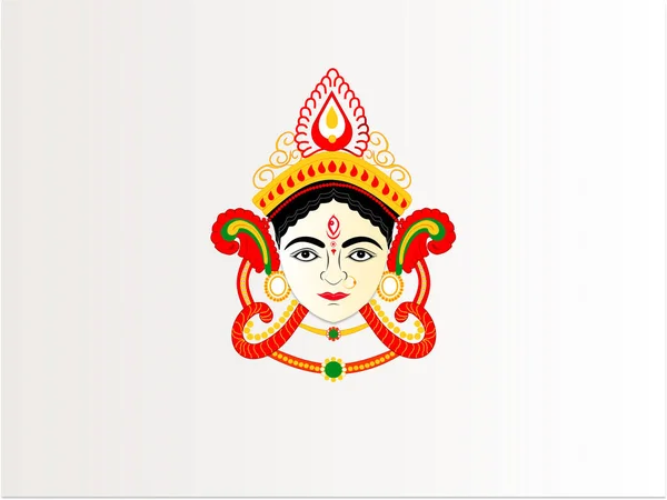 Durga Maa Durga Mata Devi Durga Face Durga Pooja Durga — Stock Fotó