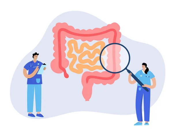 Concepto de logo intestinal — Vector de stock