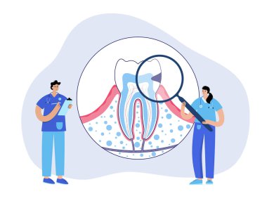 Diş sağlığı kliniği kavramı