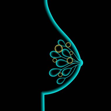 Göğüs hastalığı konsepti