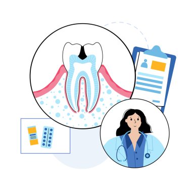 Diş sağlığı kliniği kavramı