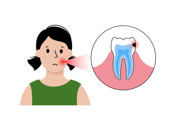 Koncepcja kliniki dentystycznej — Wektor stockowy