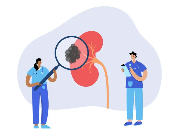 Conceito de doença renal —  Vetores de Stock