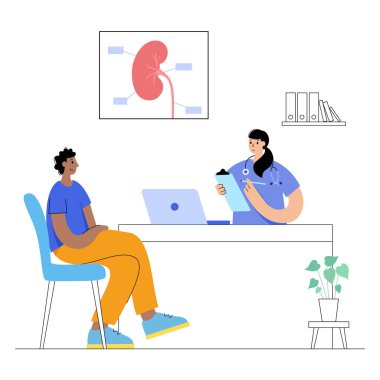 Böbrek hastalığı konsepti