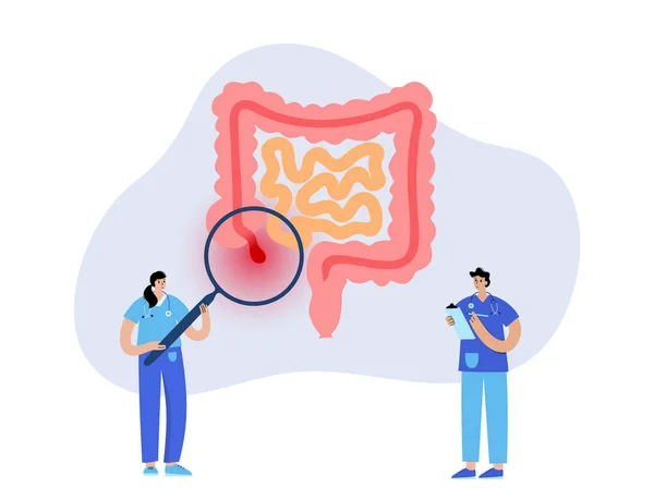 Apéndice concepto de dolor — Vector de stock