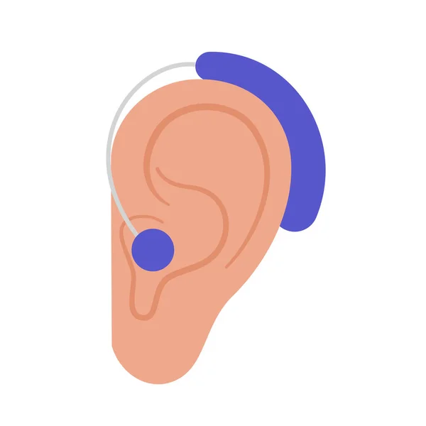 청력 보조 아이콘 — 스톡 벡터