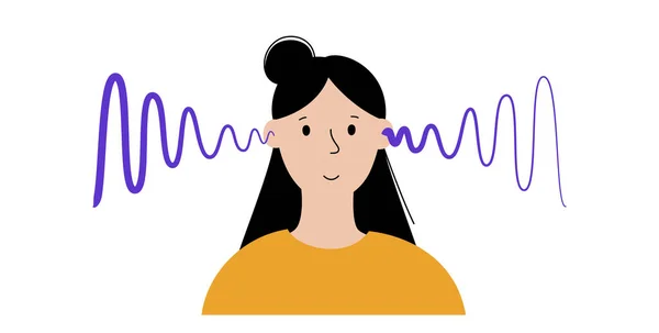 Menselijk gehoor icoon — Stockvector