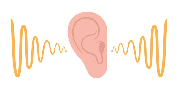 Menselijk gehoor icoon — Stockvector