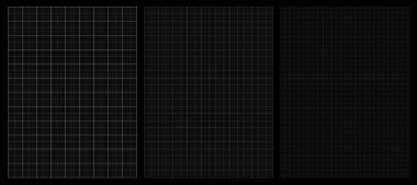 İnce çizgileri ve geometrik hassasiyeti olan siyah milimetre şebeke kağıt dokusu. Teknik çizimler, planlar, matematik ya da mühendislik kavramları. Kusursuz arkaplan ve asgari soyut tasarımlar