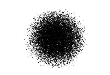 Rastgele tahılla sprey ve benek vektör dokusu ve dağınık sıçrama etkisi. Modern ya da klasik tasarım için soyut arkaplan deseni. Dekoratif grunge yüzey vektör çizimi