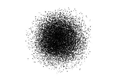 Rastgele tahılla sprey ve benek vektör dokusu ve dağınık sıçrama etkisi. Modern ya da klasik tasarım için soyut arkaplan deseni. Dekoratif grunge yüzey vektör çizimi