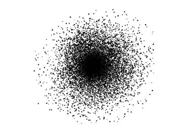 Rastgele tahılla sprey ve benek vektör dokusu ve dağınık sıçrama etkisi. Modern ya da klasik tasarım için soyut arkaplan deseni. Dekoratif grunge yüzey vektör çizimi