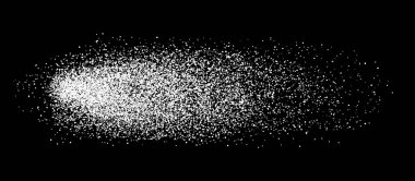 Rastgele tahılla sprey ve benek vektör dokusu ve dağınık sıçrama etkisi. Modern ya da klasik tasarım için soyut arkaplan deseni. Dekoratif grunge yüzey vektör çizimi