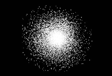 Rastgele tahılla sprey ve benek vektör dokusu ve dağınık sıçrama etkisi. Modern ya da klasik tasarım için soyut arkaplan deseni. Dekoratif grunge yüzey vektör çizimi