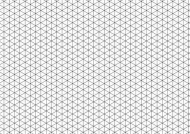 Modern düzende üçgenler ve geometrik desenler içeren bir ızgara. Soyut tasarım, 3 boyutlu görselleştirme, mimari taslak, teknik illüstrasyon. Kusursuz doku yaratıcı dijital arkaplan