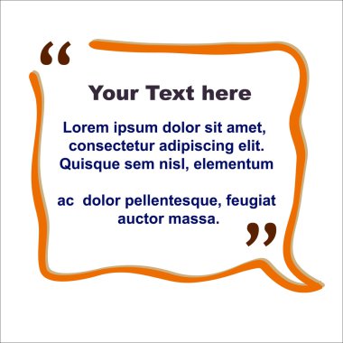 Akıllı konuşma balonları. Çerçeve bir teklif için