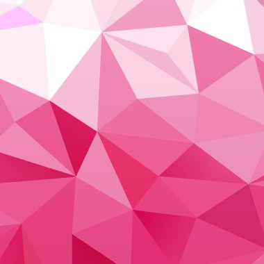 pembe üçgen arka plan beyaz ışık gradyan ile.