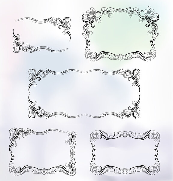 Frame set in luxury style