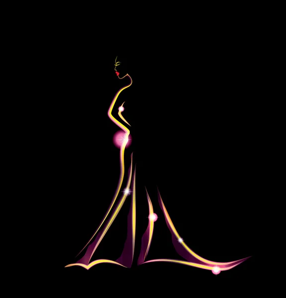 soyut kadın simgesi