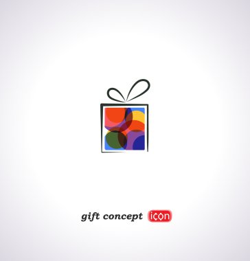 icon of holiday gift clipart
