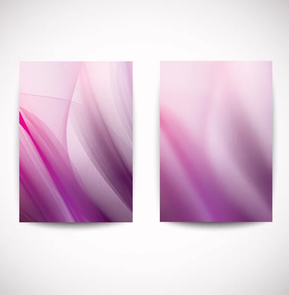 Abstract banners with purple texture — Stock Vector